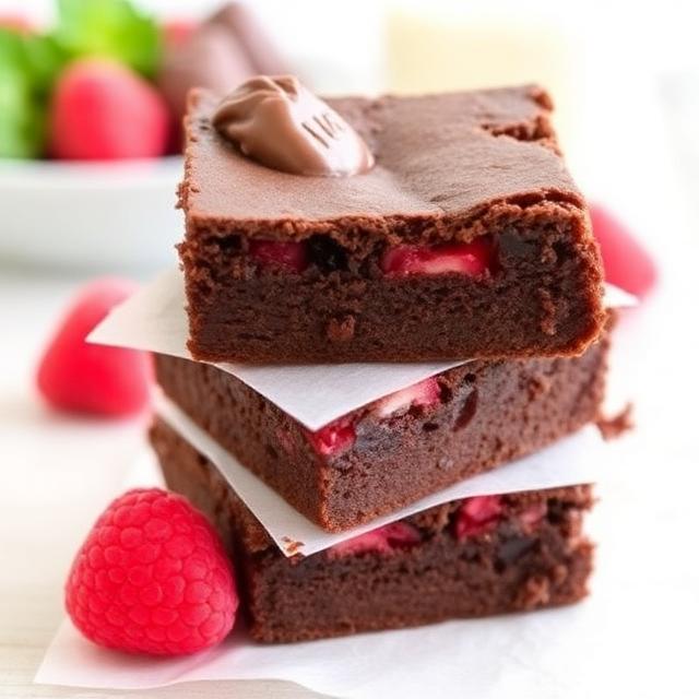 Raspberry Chocolate Brownies