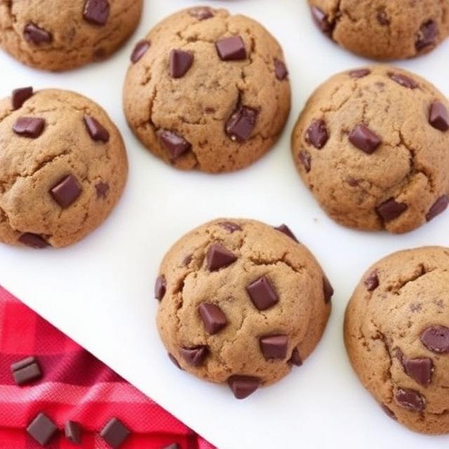 Triple Chocolate Chunk Cookies