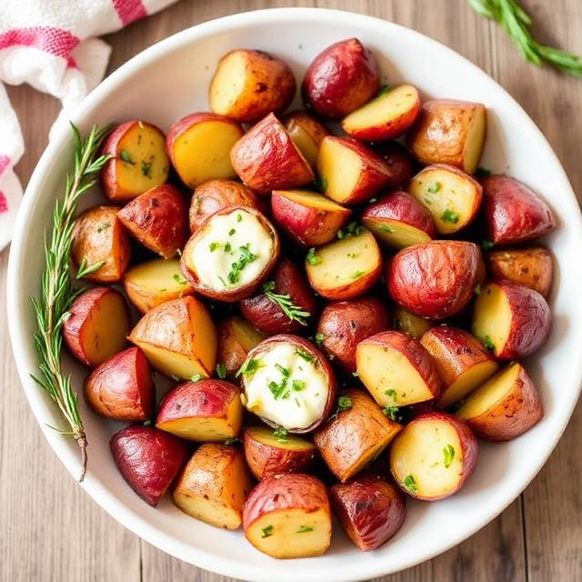 Herb Butter Roasted Red Potatoes