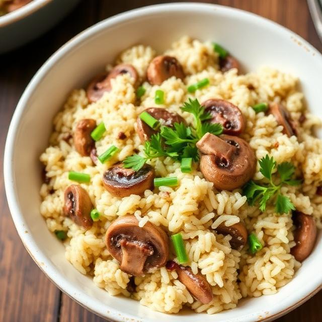 Creamy Mushroom Rice