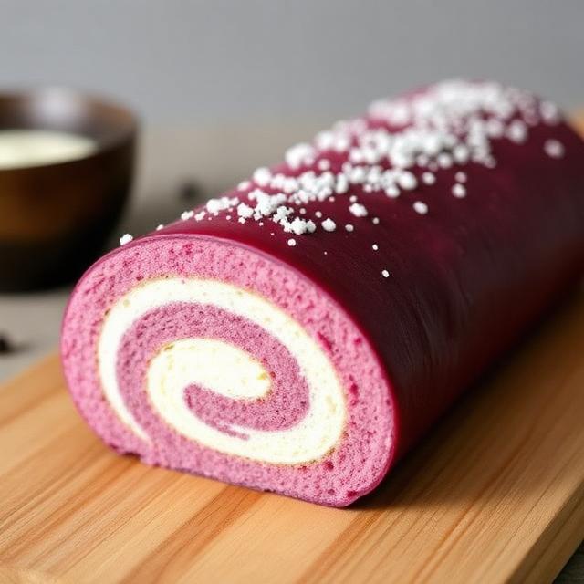 Ube Swiss Roll (Ube Roll Cake)