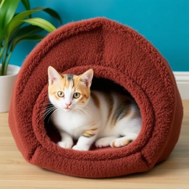 Plush Fabric Cat Caves